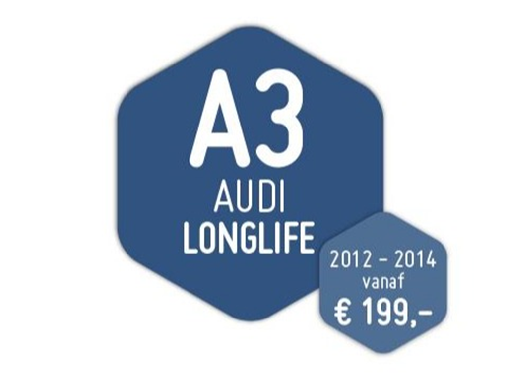 Onderhoudsbeurt A3 2012 - 2014 Audi Longlife €199,-