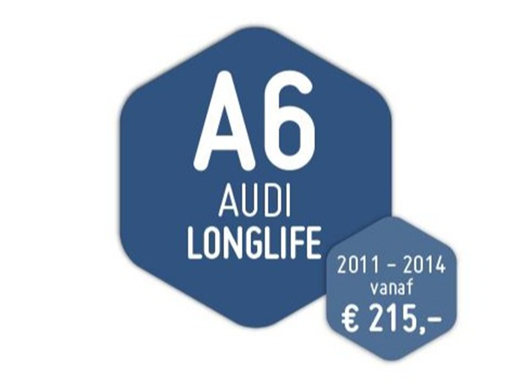 Onderhoudsbeurt A6 2011 - 2014 Audi Longlife €215,-